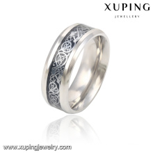 13785 Fashion Cool Silver-Plated Stainless Steel Jewelry Finger Ring for Men